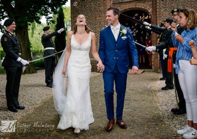 sabelwacht bruiloft speciaal moment bruidsfotograaf Gouda Utrecht